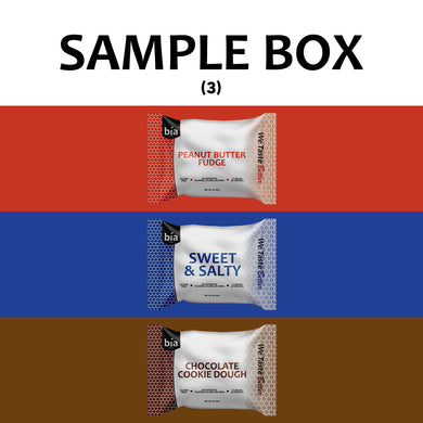 Sample Box - 1 Bar Each Flavor (3ct.)