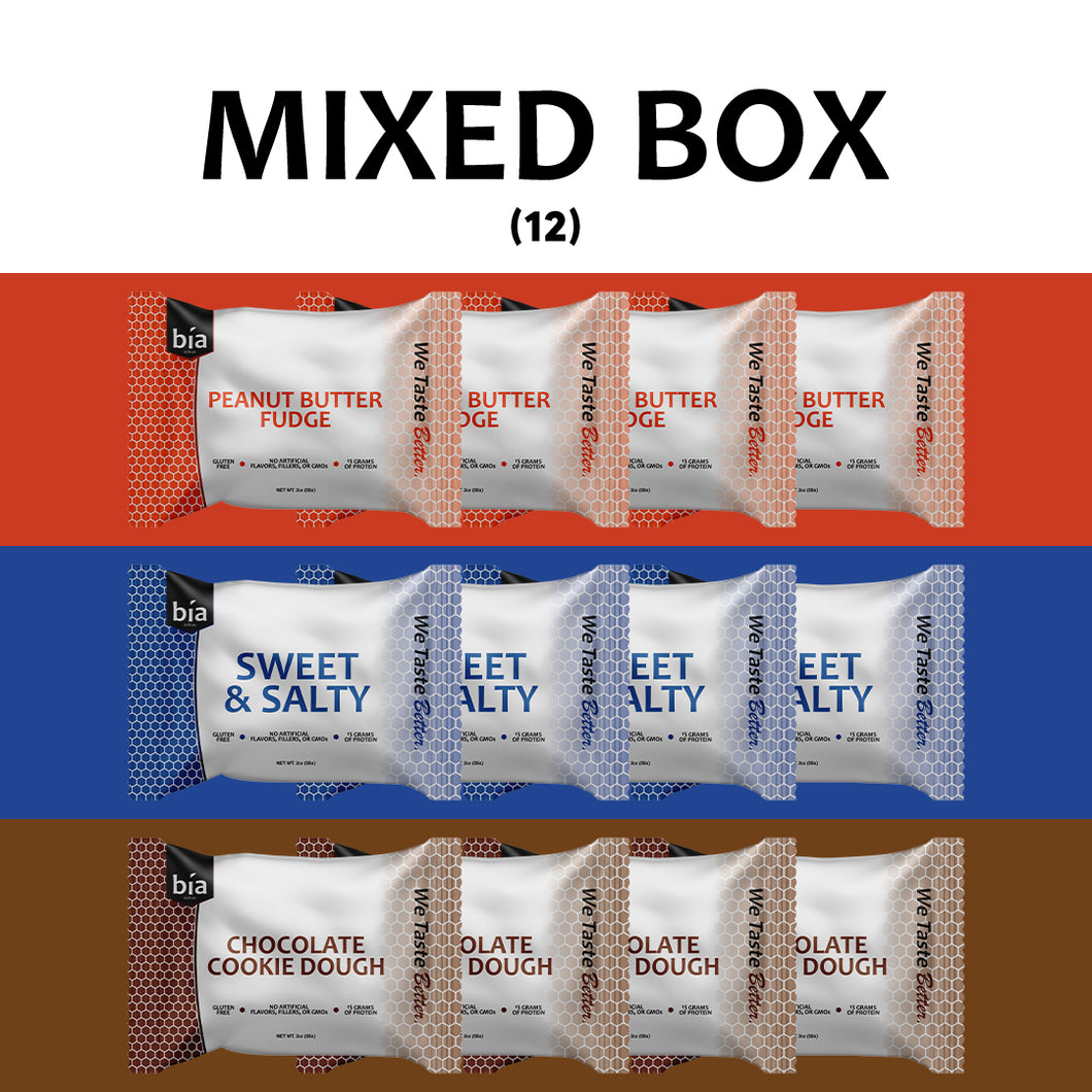 Mixed Box - 4 Bars Each Flavor (12ct.)